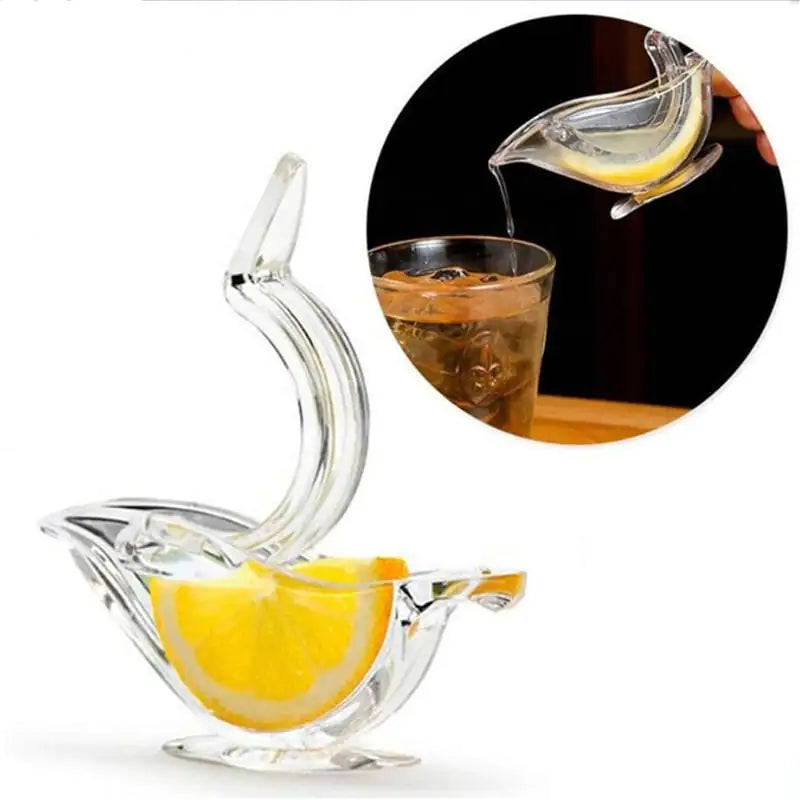 Acrylic Bird-Shaped Manual Lemon Juicer Kitchen Tool